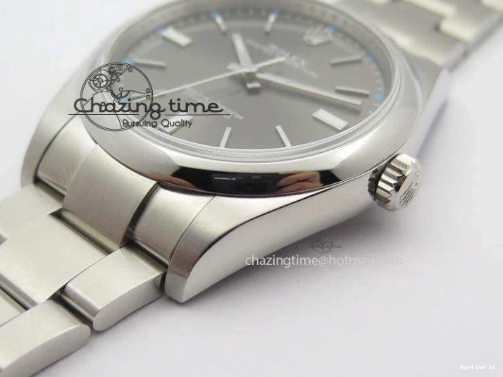 1219 Premium Oyster Perpetual 39mm 114300 JF 1:1 Best Edition Gray Dial On SS Bracelet SA 3795